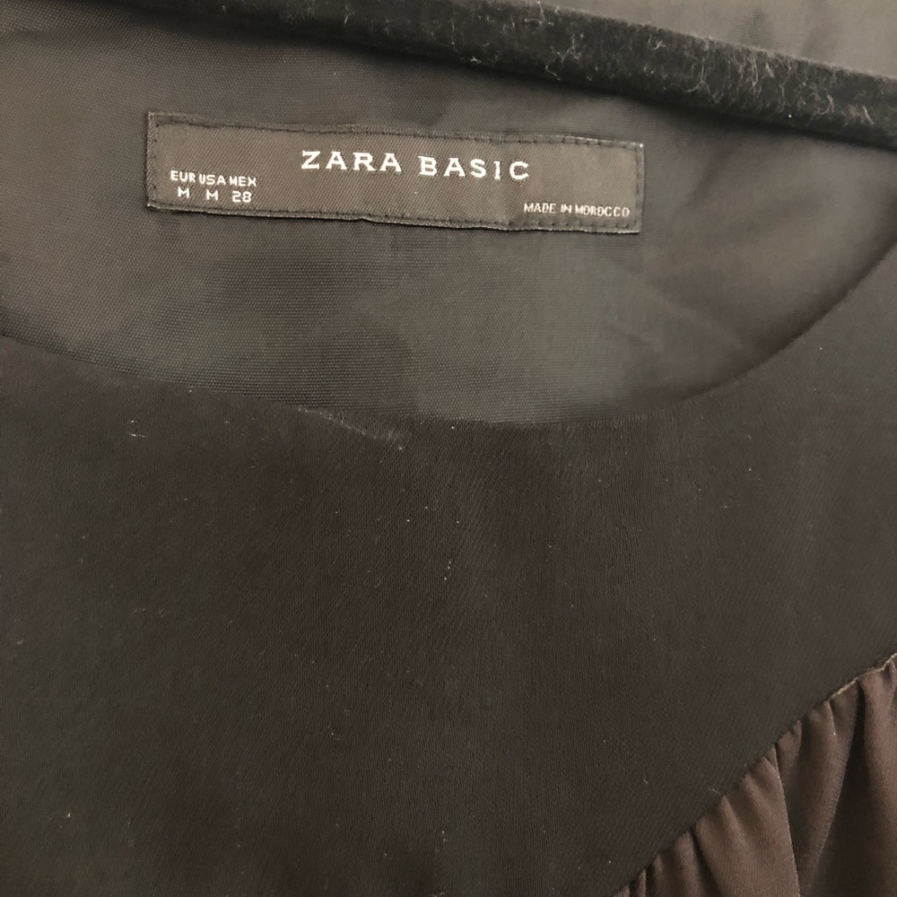 4/$35 Zara | Black and Brown Tunic - Picture 4 of 4